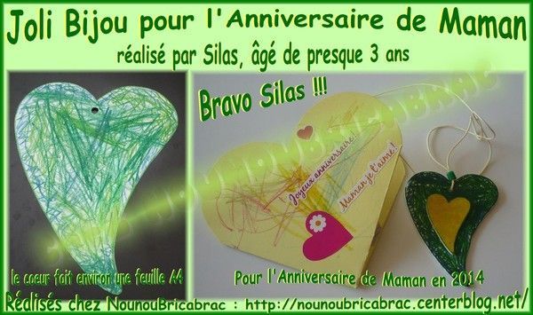 Un joli bijou pour Maman - Silas, presque 3 ans