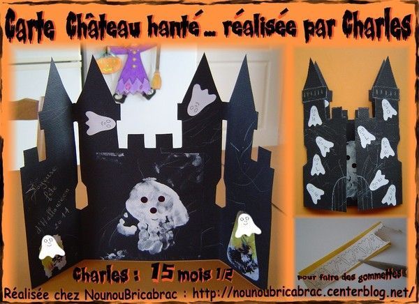 Carte *Château Hanté* réalisée avec Charles