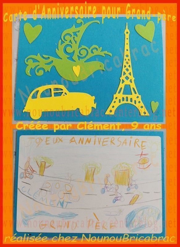 Carte d'anniversaire pour Grand-Père - Clément