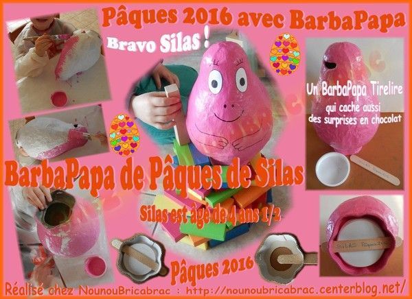 Pâques 2016 avec BarbaPapa - Silas, 4 ans 1/2