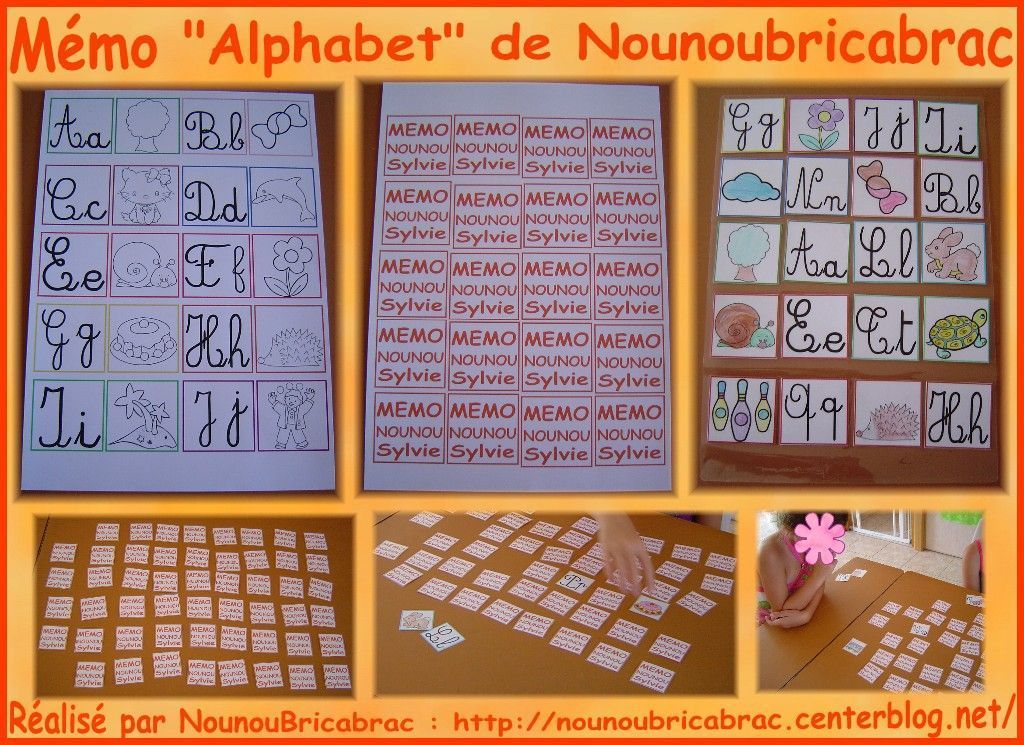 Mémo Alphabet... pour apprendre